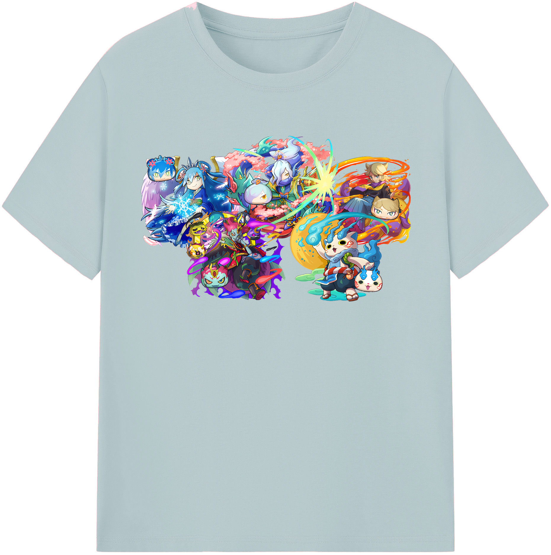 （画像用） 妖怪ウォッチ Yo-kai Watch 綿100％半袖Tシャツ（フロントプリント）